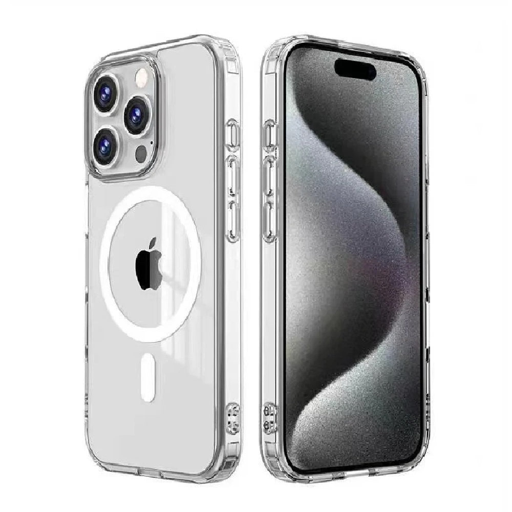 USP Apple iPhone 16 Pro Max (6.9") Clear Rock Shockproof Case with MagSafe - Ultra-thin, Lightweight, Non-slip, Crystal Clear, 10 Years Warranty - Image 2