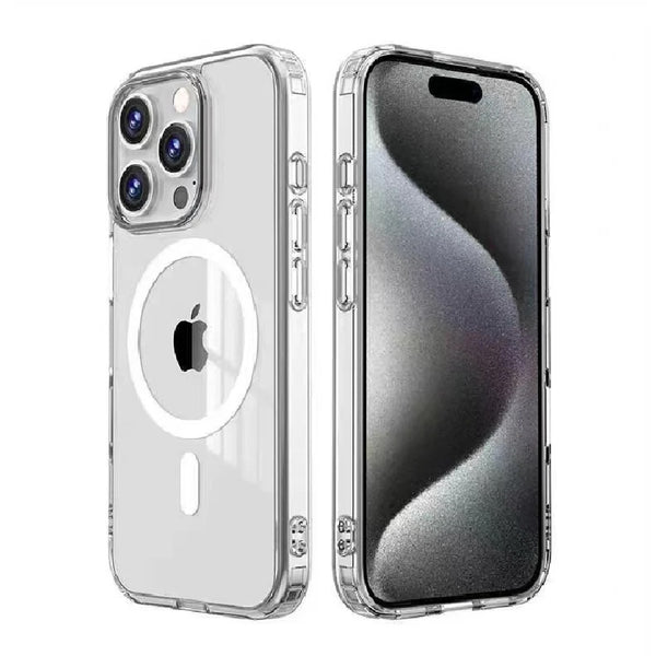 USP Apple iPhone 16 Pro Max (6.9") Clear Rock Shockproof Case with MagSafe - Ultra-thin, Lightweight, Non-slip, Crystal Clear, 10 Years Warranty