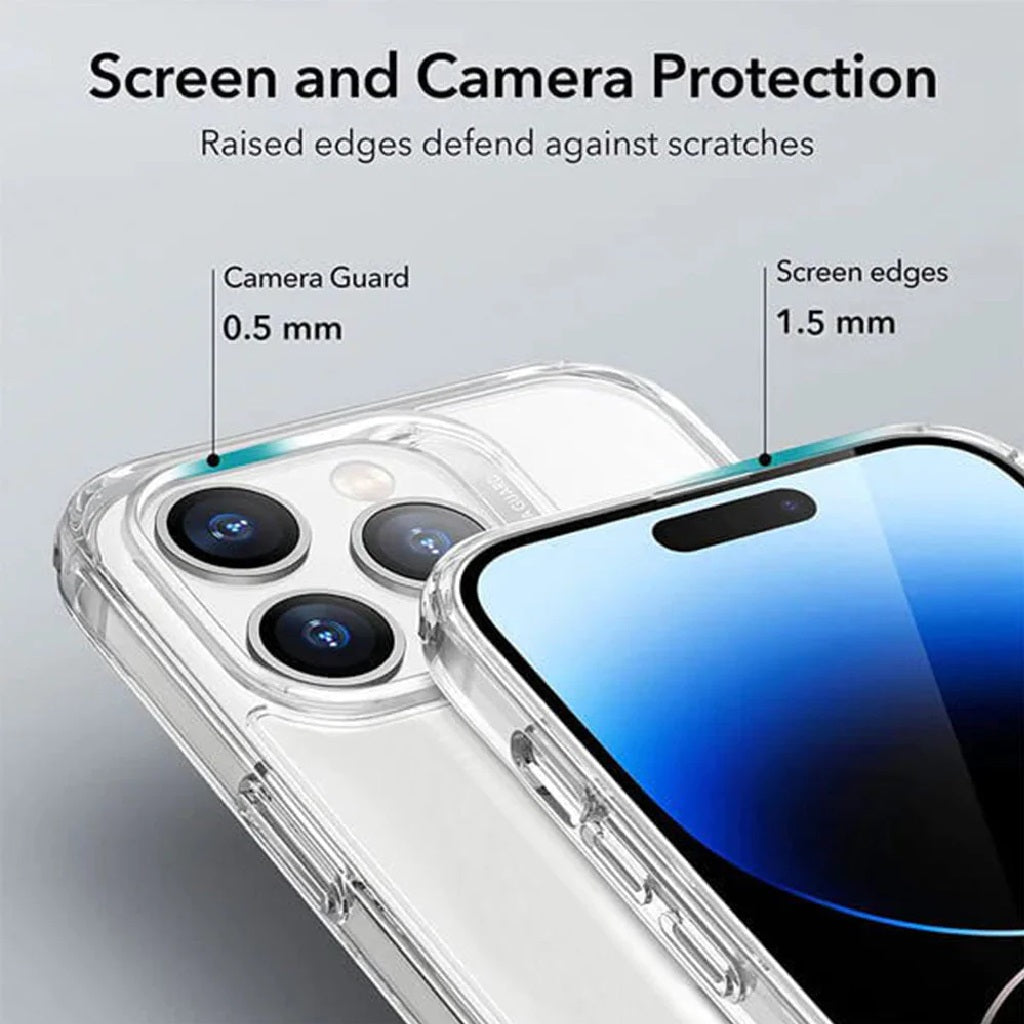 USP Apple iPhone 16 Pro (6.3") Clear Rock Shockproof Case -  Ultra-thin, Lightweight, Non-slip, Crystal Clear,Strong & Durable,  5 Years Warranty - Image 3