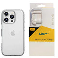 USP Apple iPhone 16 Pro (6.3") Clear Rock Shockproof Case -  Ultra-thin, Lightweight, Non-slip, Crystal Clear,Strong & Durable,  5 Years Warranty - Image 1