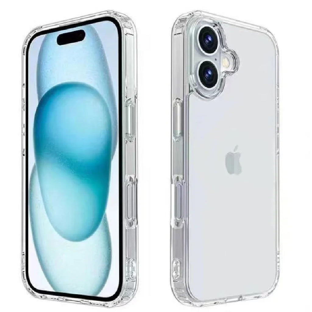 USP Apple iPhone 16 Plus (6.7") Clear Rock Shockproof Case -  Ultra-thin, Lightweight, Non-slip, Crystal Clear,Strong & Durable,10 Years Warranty - Image 2