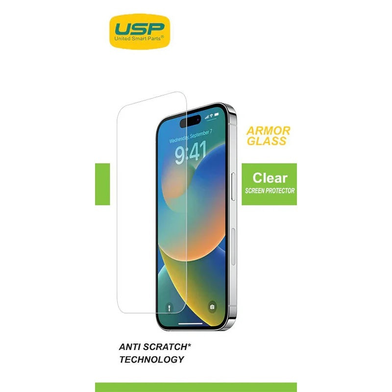USP Apple iPhone 17e /  iPhone 16e / iPhone 14 / iPhone 13 Pro / iPhone 13 (6.1") Armor Glass Screen Protector - 9H Hardness, 5 Years Warranty - Image 5