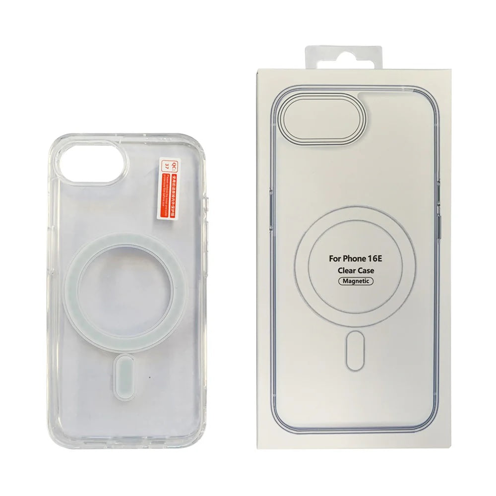 USP Apple iPhone 17e /  iPhone 16e (6.1") Clear Case with MagSafe - Built-in magnets, Scratch Resistant, Crystal Clear,Shockproof, 5 Years Warranty - Image 5