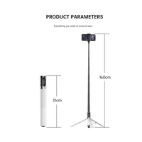USP 2-in-1 Selfie Stick & Tripod - Stable & Durable, Easy to use, Portable, Lightweight & Foldable, Wide Compatibility, 5 Years Warranty - Image 2