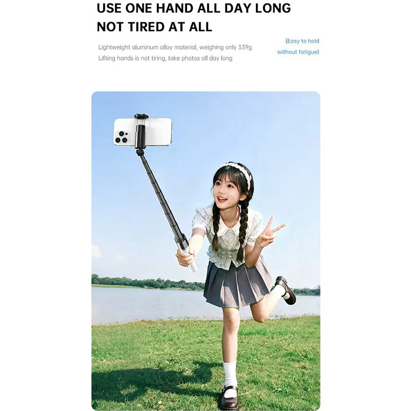 USP 2-in-1 Selfie Stick & Tripod - Stable & Durable, Easy to use, Portable, Lightweight & Foldable, Wide Compatibility, 5 Years Warranty - Image 3