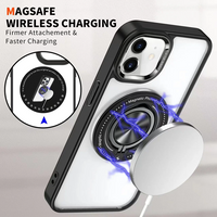 USP Apple iPhone 17 Pro Max (6.9") MagSafe Case with Ring Holder Black - Silicone Bumper,Drop Resistance,Scratch Protection, Durable, 5 Years Warranty - Image 2