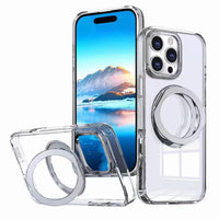 USP Apple iPhone 17 Pro (6.3") Clear Case with MagSafe - 360° Rotatable Ring-Stand,Scratch Resistant,Shockproof,5 Years Warranty - Image 2