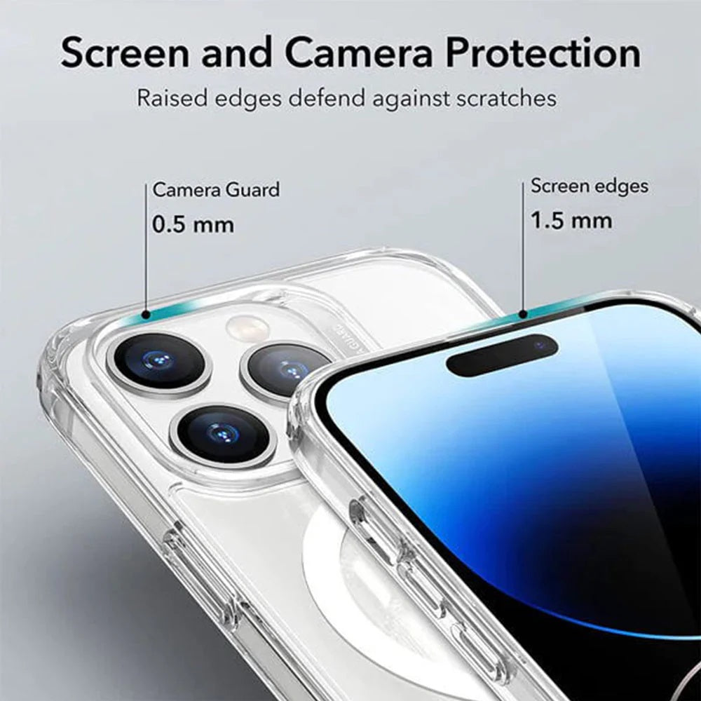 USP Apple iPhone 17 Pro Max (6.9") Clear Rock Shockproof Case with MagSafe - Ultra-thin, Lightweight, Non-slip, Crystal Clear, 5 Years Warranty - Image 3