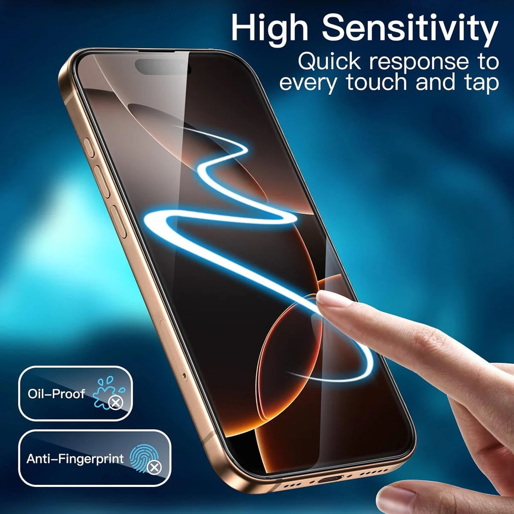 USP Apple iPhone Air (6.5") Armor Glass Full Cover Screen Protector - Impact-Resistant, Smooth Edges, 5 Years Warranty - Image 3