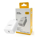 USP 45W GaN Single USB-C PD Power Adapter - White, Compact Design, Smart and Reliable, Built-in Safety Protection, 5 Years Warranty - Image 1
