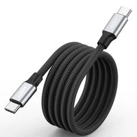 USP Braided HyperLink USB-C to USB-C (1M) Magnetic Cable - Black, Charge & Connect,Digital Display,140W PD, 5 Years Warranty - Image 3