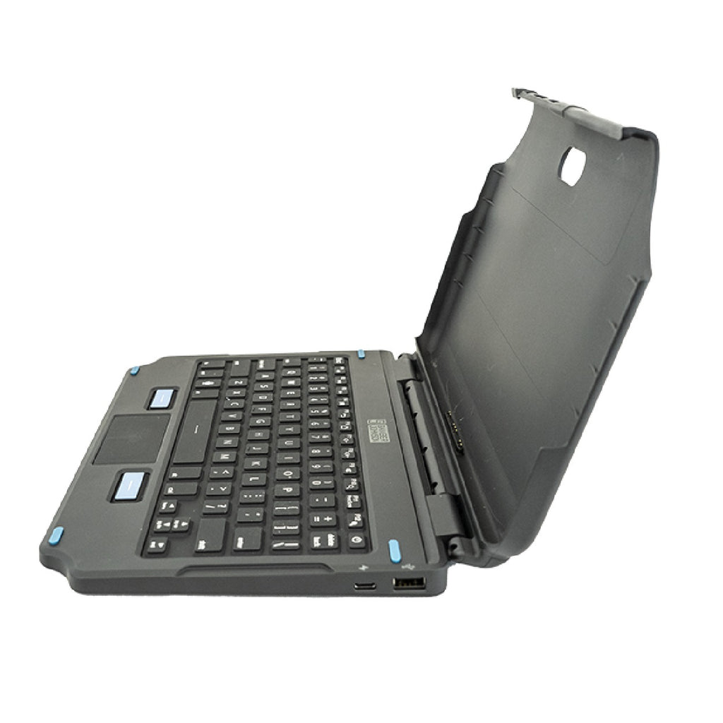 Generic Samsung Galaxy Tab Active4 Pro/ Active Pro (10.1") Back Lit 2-In-1 Attachable Keyboard - Black (7160-1869-00),76 Key,USB-C Port Charges Tablet - Image 2