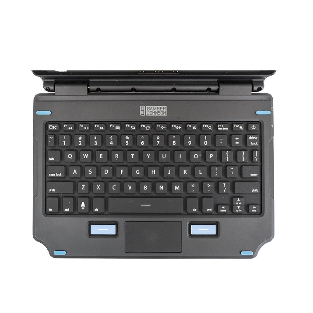 Generic Samsung Galaxy Tab Active4 Pro/ Active Pro (10.1") Back Lit 2-In-1 Attachable Keyboard - Black (7160-1869-00),76 Key,USB-C Port Charges Tablet - Image 3