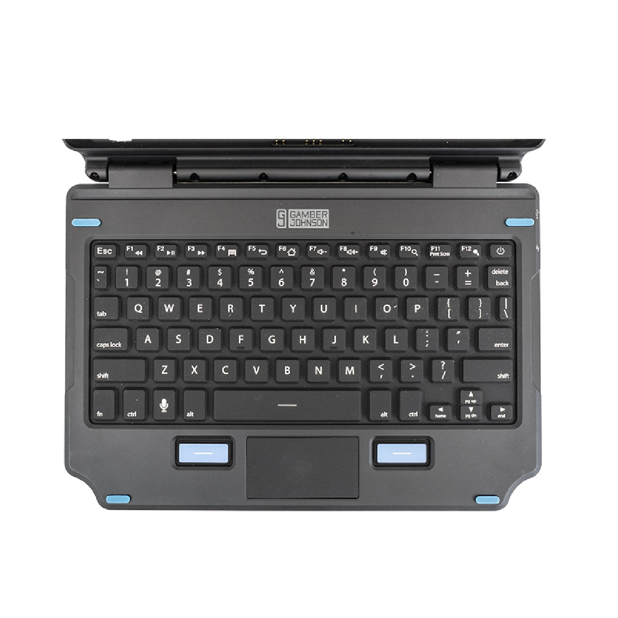 Generic Samsung Galaxy Tab Active4 Pro/ Active Pro (10.1") Back Lit 2-In-1 Attachable Keyboard - Black (7160-1869-00),76 Key,USB-C Port Charges Tablet - Image 3