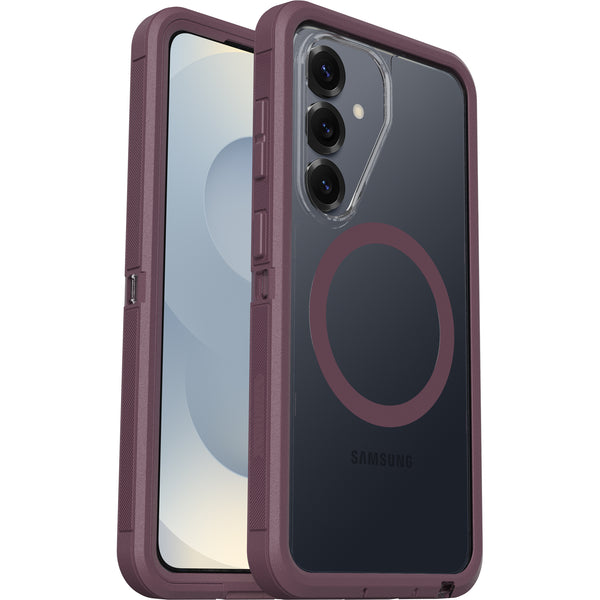 OtterBox Defender Pro XT Clear Samsung Galaxy S26 5G (6.3") Case Dye Hard (Clear/Purple) - (77-000088), DROP+ 7X Military Standard, 7 Years Warranty