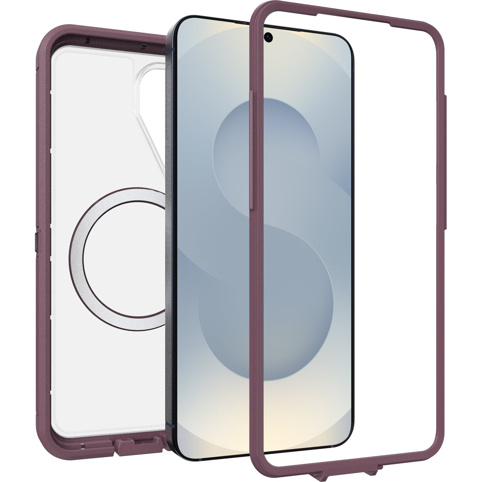 OtterBox Defender Pro XT Clear Samsung Galaxy S26 5G (6.3") Case Dye Hard (Clear/Purple) - (77-000088), DROP+ 7X Military Standard, 7 Years Warranty - Image 2