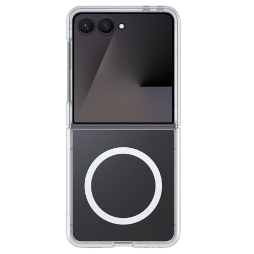 OtterBox Thin Flex Magnets Samsung Galaxy Z Flip8 5G (6.9") Case Clear - (77-000593), Antimicrobial, DROP+ Military Standard, 7 Years Warranty - Image 1