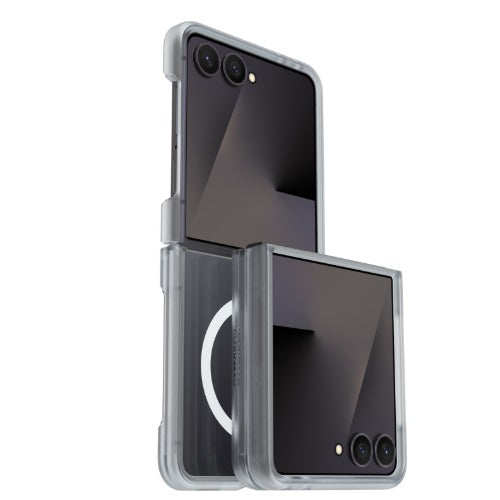 OtterBox Thin Flex Magnets Samsung Galaxy Z Flip8 5G (6.9") Case Clear - (77-000593), Antimicrobial, DROP+ Military Standard, 7 Years Warranty - Image 2