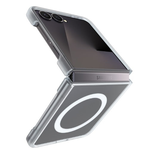 OtterBox Thin Flex Magnets Samsung Galaxy Z Flip8 5G (6.9") Case Clear - (77-000593), Antimicrobial, DROP+ Military Standard, 7 Years Warranty - Image 3