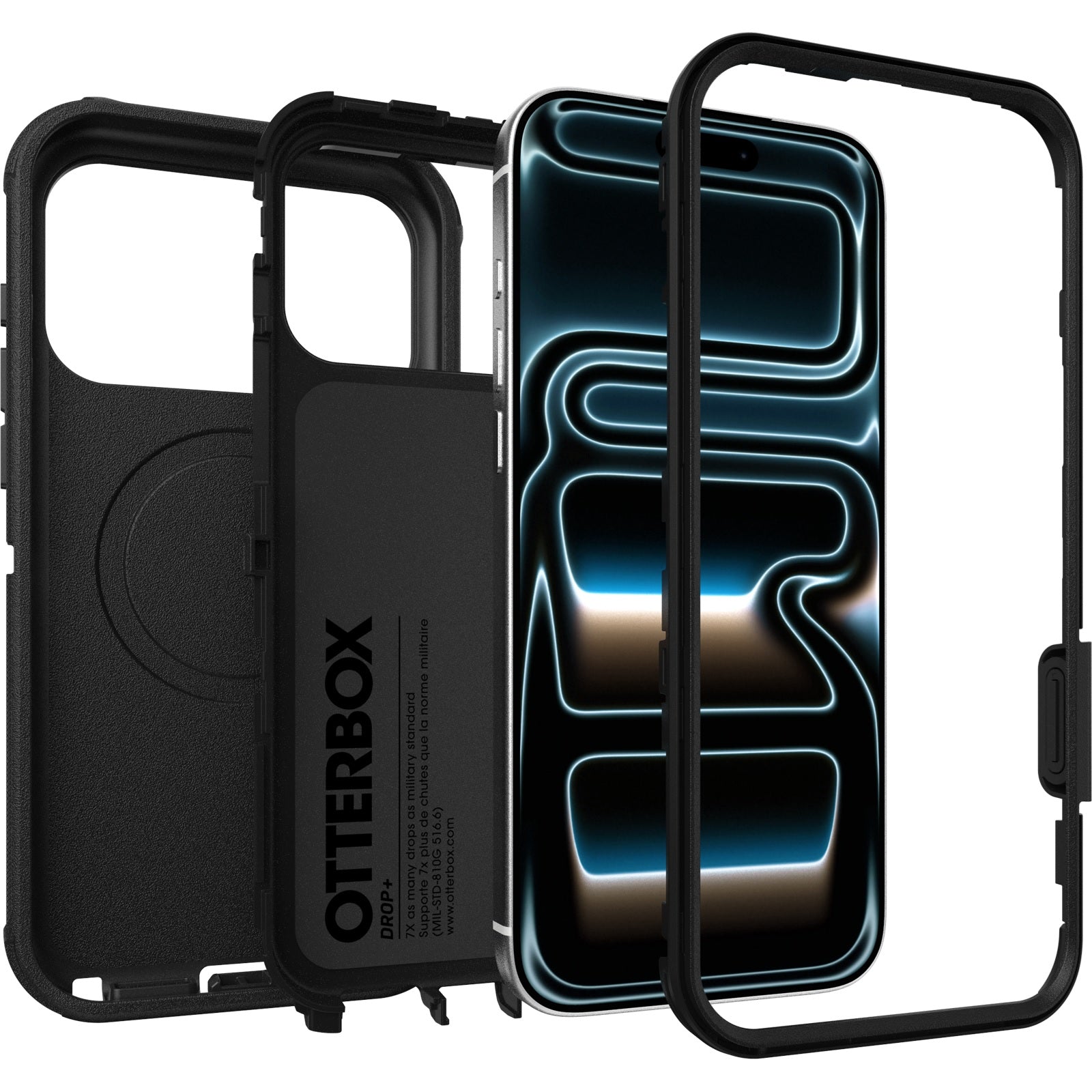 OtterBox Defender Pro MagSafe Apple New iPhone 2026 / iPhone 17 Pro Max (6.9") Case Black-(77-000958), Camera Control, 7 Years Warranty - Image 3