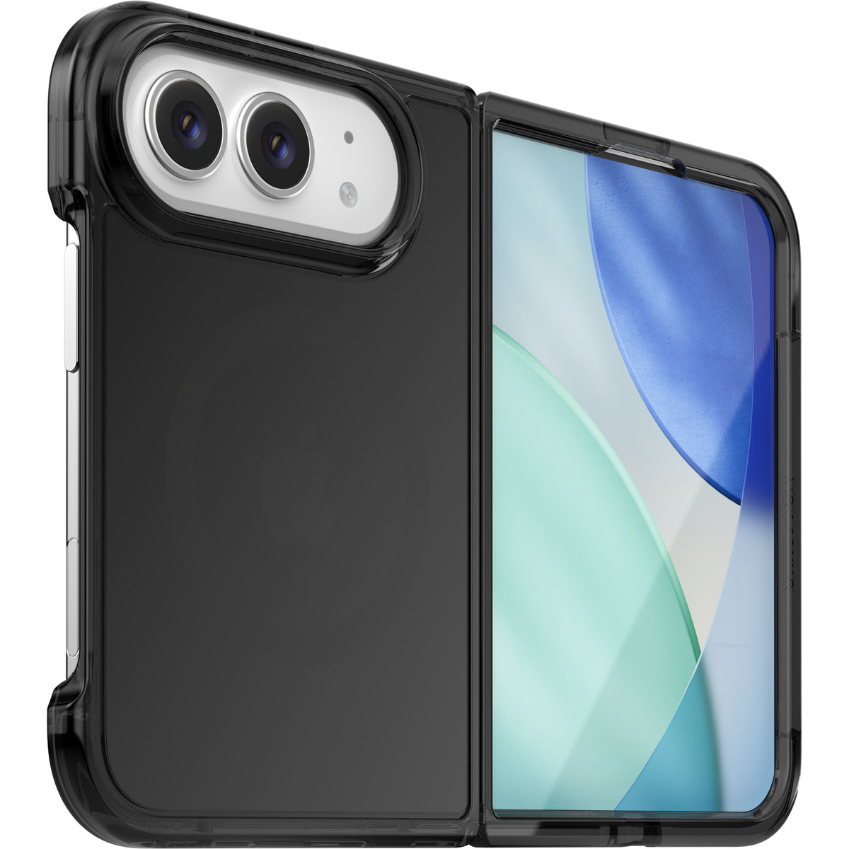 OtterBox Lumen Apple iPhone Duo (7.6") Case Black- (77-001102), Drop+ Military Standard, Raised Edges, 7 Years Warranty - Image 2