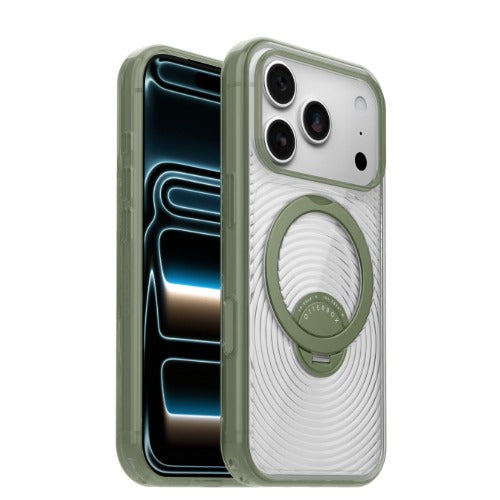 OtterBox Symmetry Stand MagSafe Apple iPhone 18 Pro / iPhone 17 Pro (6.3") Case (Clear/Green) - (77-001215), Camera Control,7 Years Warranty - Image 1