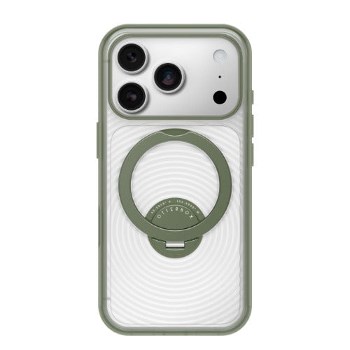 OtterBox Symmetry Stand MagSafe Apple iPhone 18 Pro / iPhone 17 Pro (6.3") Case (Clear/Green) - (77-001215), Camera Control,7 Years Warranty - Image 2