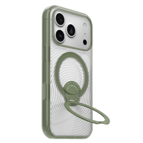 OtterBox Symmetry Stand MagSafe Apple iPhone 18 Pro / iPhone 17 Pro (6.3") Case (Clear/Green) - (77-001215), Camera Control,7 Years Warranty - Image 3