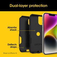OtterBox Commuter Apple iPhone 17e /  iPhone 16e / iPhone 15 / iPhone 14 / iPhone 13 (6.1") Case Black - (77-92605) , 7 Years Warranty - Image 4