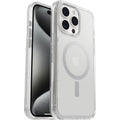 OtterBox Symmetry+ MagSafe Apple iPhone 15 Pro Max (6.7") Case Clear - (77-93081), Antimicrobial, DROP+ 3X Military Standard, 7 Years Warranty - Image 1