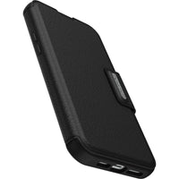OtterBox Strada MagSafe Apple iPhone 15 Plus (6.7") Case Shadow (Black) - (77-93564), DROP+ 3X Military Standard,Leather Folio Cover,7 Years Warranty - Image 4
