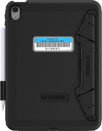 OtterBox Rugged Defender Apple iPad (11") (A16) (11th Gen) / iPad (10.9") (10th Gen) Kickstand Case - Black (77-93756), 7 Years Warranty - Image 2