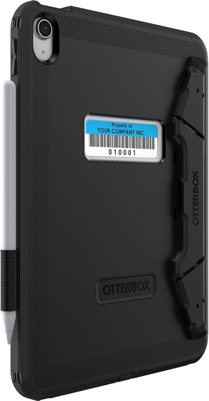 OtterBox Rugged Defender Apple iPad (11") (A16) (11th Gen) / iPad (10.9") (10th Gen) Kickstand Case - Black (77-93756), 7 Years Warranty - Image 4