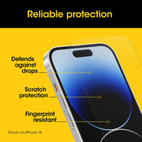OtterBox Glass Apple iPhone 15 Pro Max (6.7") Screen Protector Clear - (77-93931), Drop Protection, Anti-Scratch, Flawless Touch,2 Years Warranty - Image 4