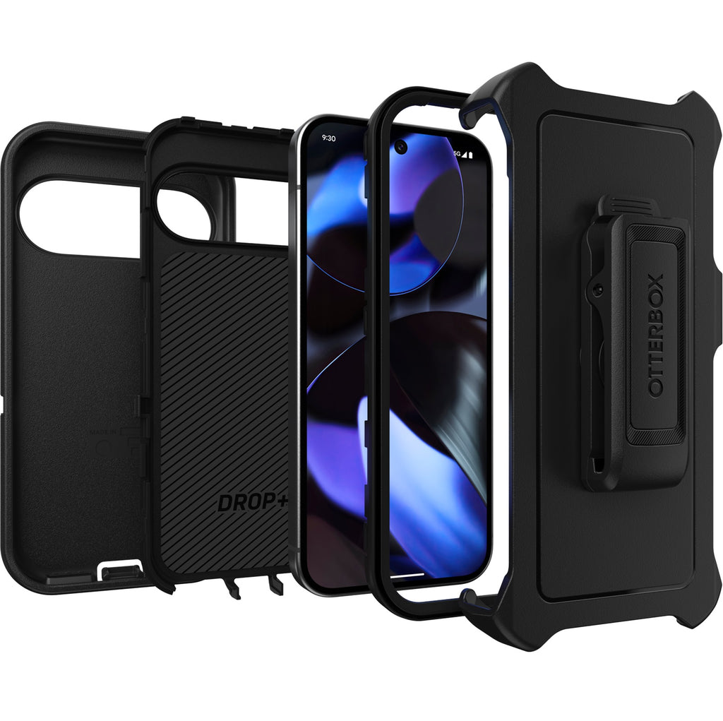 OtterBox Defender Google Pixel 9/Pixel 9 Pro (6.3") Case Black - (77-95590), DROP+ 5X Military Standard, Multi-Layer, Raised Edges, 7 Years Warranty - Image 2