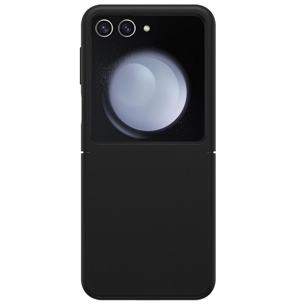 OtterBox Thin Flex Samsung Galaxy Z Flip7 FE 5G / Z Flip6 5G (6.7") Case Black - (77-95816), Antimicrobial, DROP+ Military Standard, 7 Years Warranty - Image 1