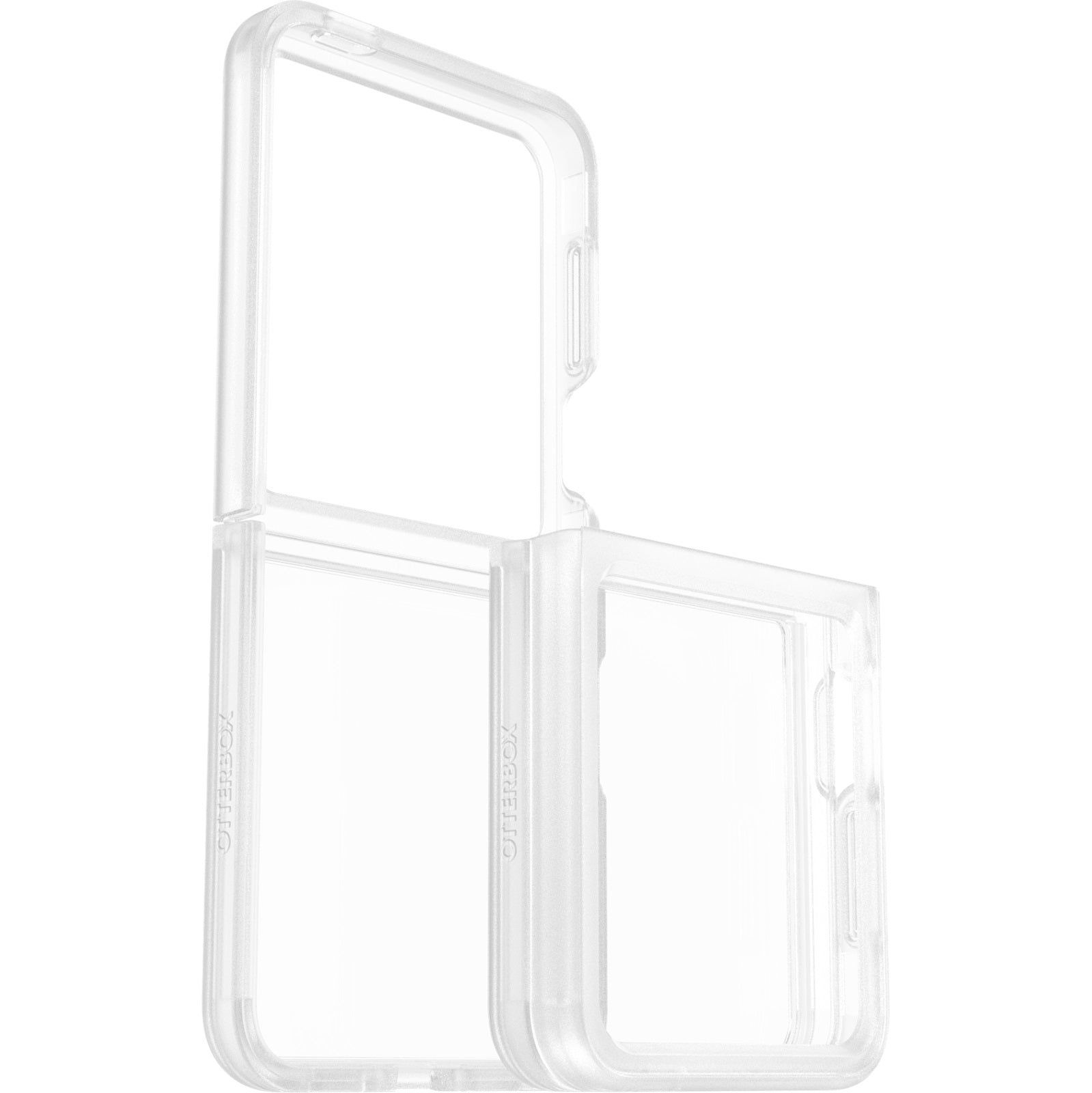 OtterBox Thin Flex Samsung Galaxy Z Flip7 FE 5G / Z Flip6 5G (6.7") Case Clear - (77-95817), Antimicrobial, DROP+ Military Standard, 7 Years Warranty - Image 2