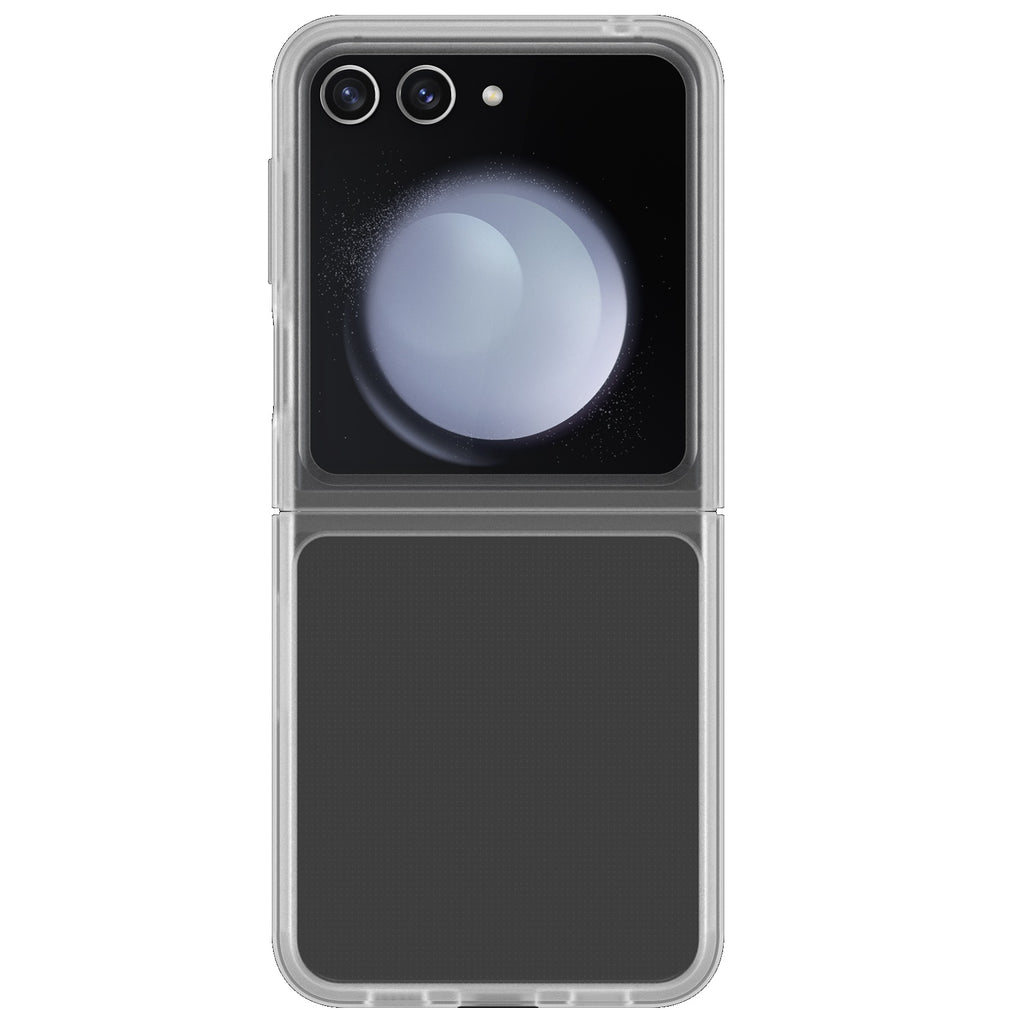 OtterBox Thin Flex Samsung Galaxy Z Flip7 FE 5G / Z Flip6 5G (6.7") Case Clear - (77-95817), Antimicrobial, DROP+ Military Standard, 7 Years Warranty - Image 1