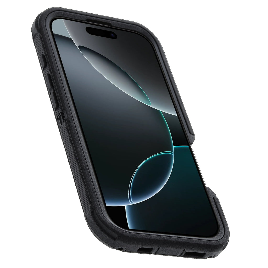 OtterBox Defender MagSafe Apple iPhone 16 Pro (6.3") Case Black - (77-95975), DROP+ 7X Military Standard, Tri-Layer, Port Covers, 7 Years Warranty - Image 4