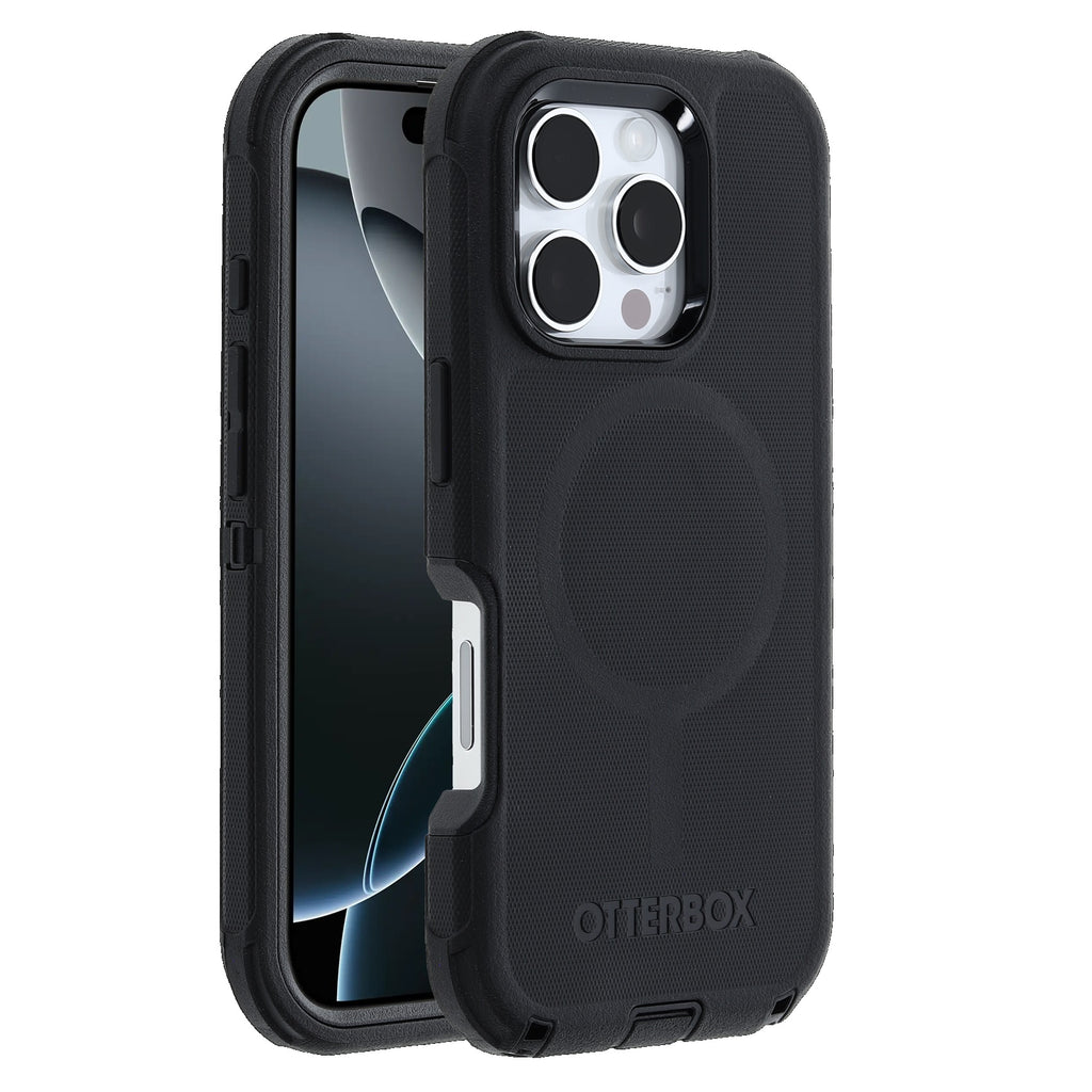 OtterBox Defender MagSafe Apple iPhone 16 Pro (6.3") Case Black - (77-95975), DROP+ 7X Military Standard, Tri-Layer, Port Covers, 7 Years Warranty - Image 5