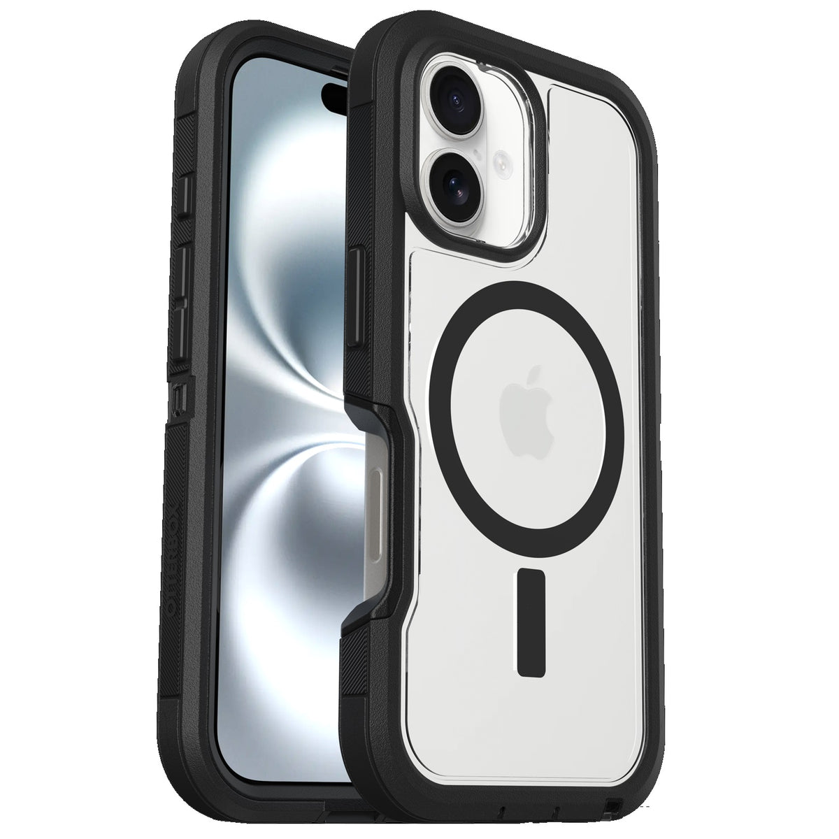 OtterBox Defender XT MagSafe Apple iPhone 16 (6.1") Case Clear/Black - (77-96056), DROP+ 7X Military Standard, Rugged, 7 Years Warranty - Image 1