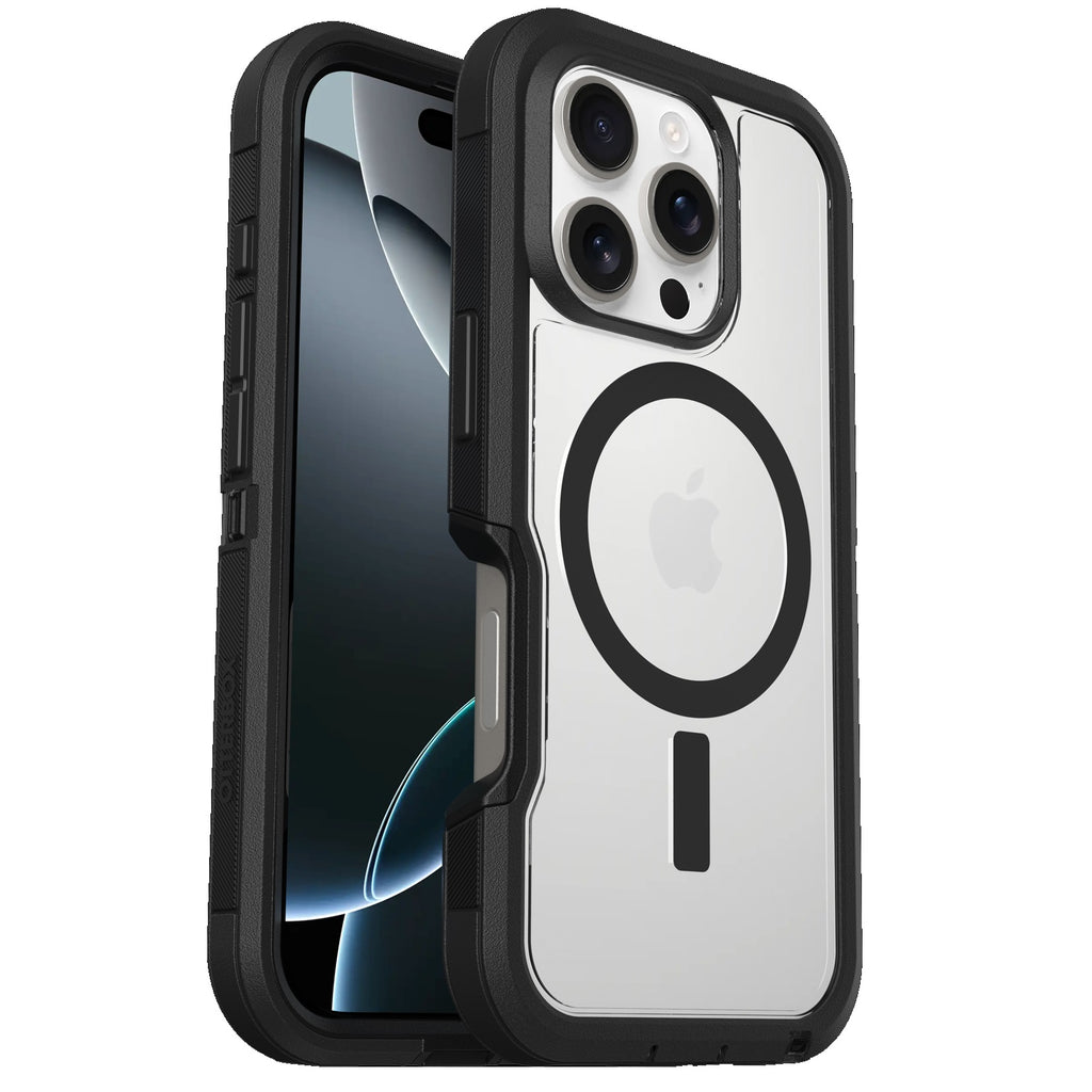 OtterBox Defender XT MagSafe Apple iPhone 16 Pro (6.3") Case Clear/Black - (77-96112), DROP+ 7X Military Standard,Multi-Layer, 7 Years Warranty - Image 1