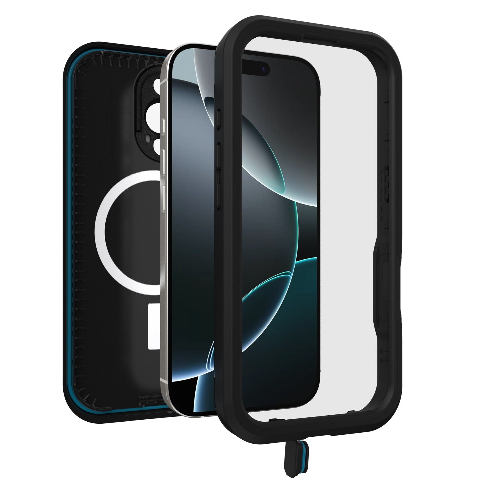 OtterBox FRE MagSafe Apple iPhone 16 Pro Max (6.9") Case Black - (77-96158), DROP+ 5X Military Standard, Built-In Screen Protector, 7 Years Warranty - Image 3