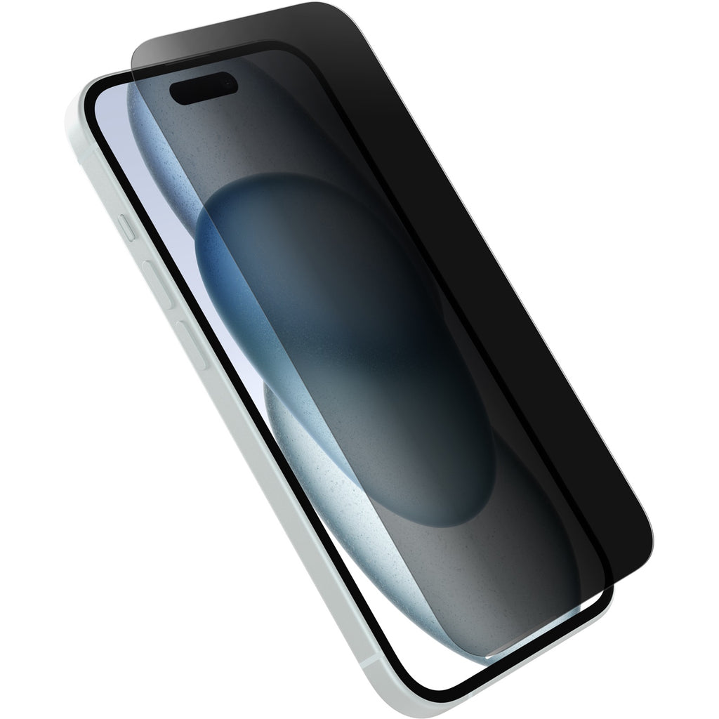 OtterBox Premium Pro Glass Privacy Apple iPhone 16 (6.1") Screen Protector Clear - (77-96215), DROP+ 6ft Protection,Scratch Resistant,2 Years Warranty - Image 1