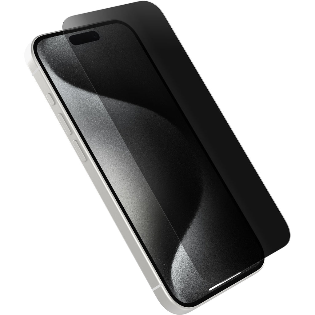 OtterBox Premium Pro Glass Privacy Apple iPhone 16 Pro Max (6.9") Screen Protector Clear - (77-96223), DROP+ 6ft Protection, 2 Years Warranty - Image 1