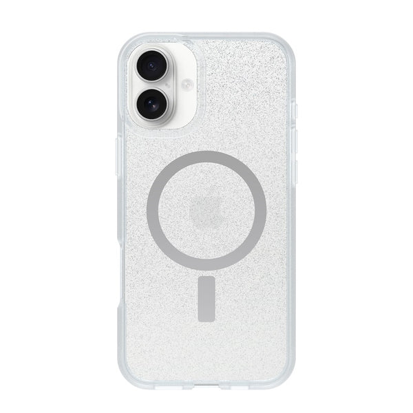 OtterBox React Magsafe Apple iPhone 16 Plus (6.7") Case Stardust (Clear Glitter) - (77-96241), DROP+ Military Standard, Hard Case,7 Years Warranty