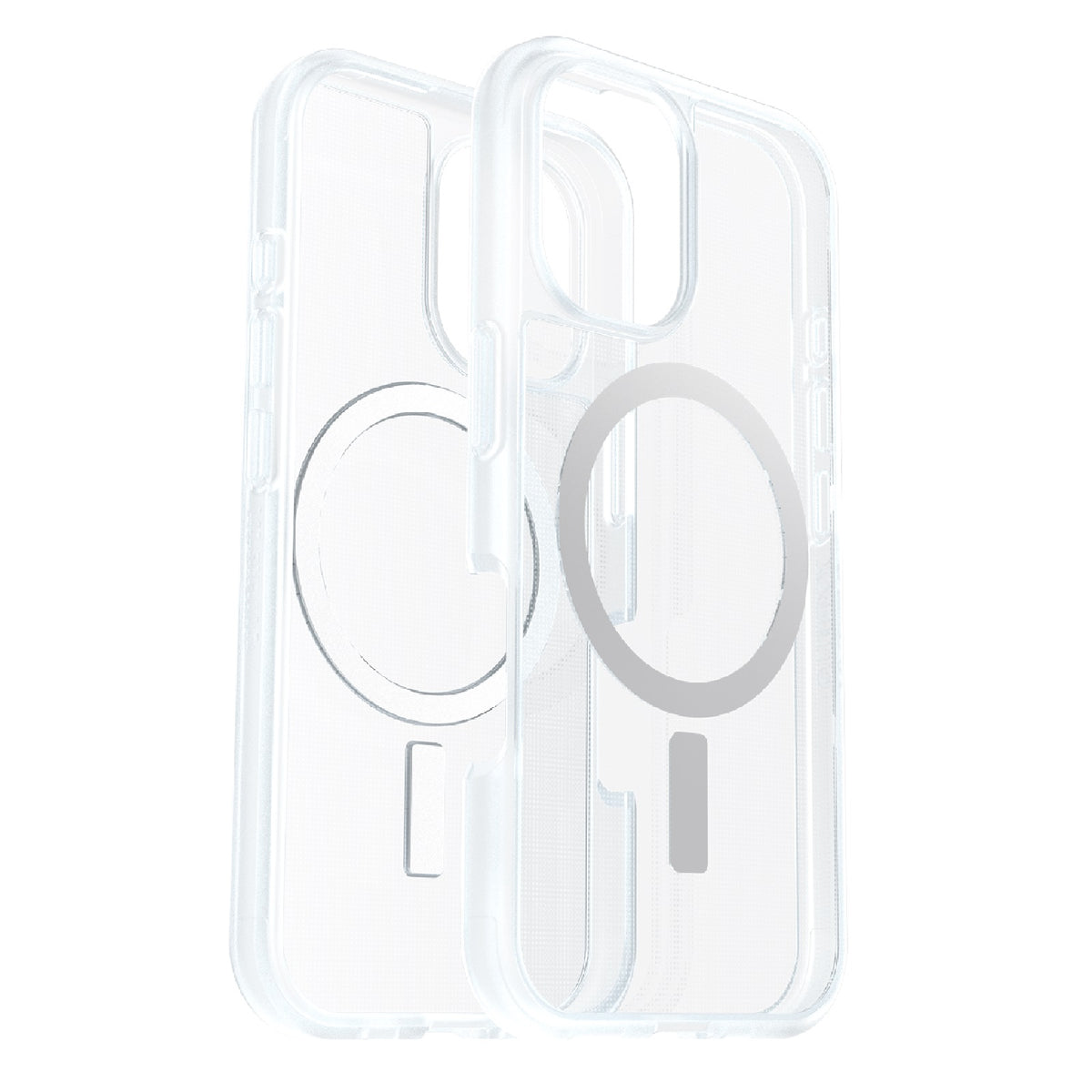 OtterBox React MagSafe Apple iPhone 16 (6.1") Case Clear - (77-96245),DROP+ Military Standard,Hard Case with Soft Grip Edges,7 Years Warranty - Image 1