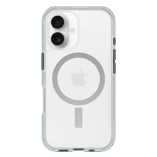 OtterBox React MagSafe Apple iPhone 16 (6.1") Case Clear - (77-96245),DROP+ Military Standard,Hard Case with Soft Grip Edges,7 Years Warranty
