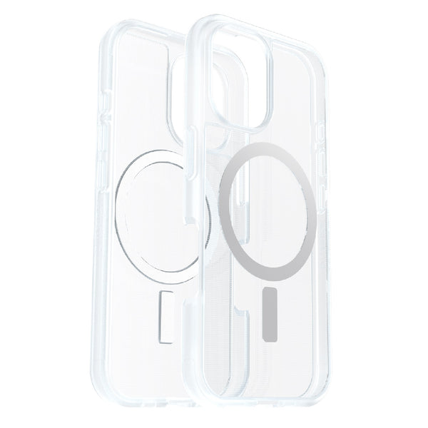 OtterBox React MagSafe Apple iPhone 16 (6.1") Case Clear - (77-96245),DROP+ Military Standard,Hard Case with Soft Grip Edges,7 Years Warranty