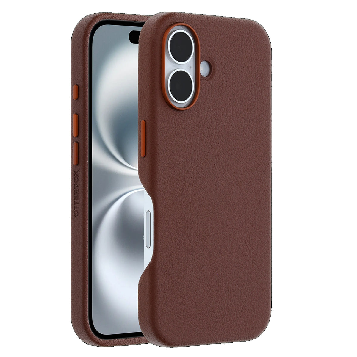 OtterBox Symmetry MagSafe Cactus Leather Apple iPhone 16 (6.1") Case Brown - (77-96305),DROP+ 3X Military Standard,Pocket friendly, 7 Years Warranty - Image 5